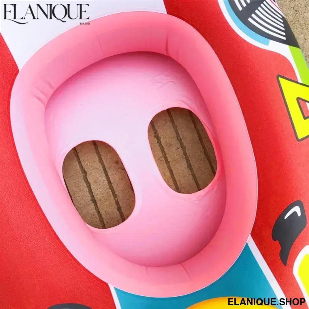 Baby Swimming Seat Ring Inflatable Toys Floating Sun Shade Toddler Swim Circle Fun Pool Bathtub Summer Beach Party Water Toys - Elanique