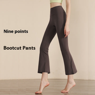 Wide Leg Yoga Pants Women's High Waist Stretch Fitness