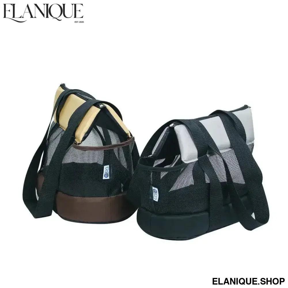 Breathable Small Pet Carrier Summer Pet Dog Carrier Portable Pet Carrier Shoulder Bag Black Cat Dog Carrier Bags For Small Dogs - Elanique