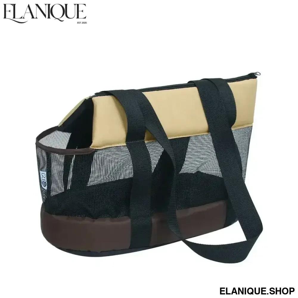 Breathable Small Pet Carrier Summer Pet Dog Carrier Portable Pet Carrier Shoulder Bag Black Cat Dog Carrier Bags For Small Dogs - Elanique