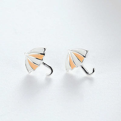 Fashion Personalized And Mori Small Umbrella Stud Earrings For Women