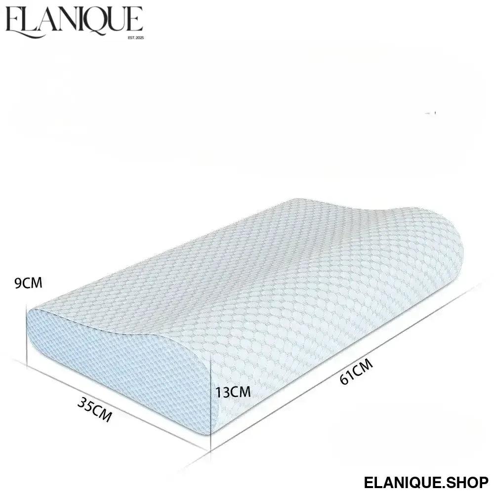 Cervical Pillow for Neck and Shoulder Pain Relief Contour Bed Pillow for Side, Back and Stomac Memory Foam Pillow for Sleeping - Elanique