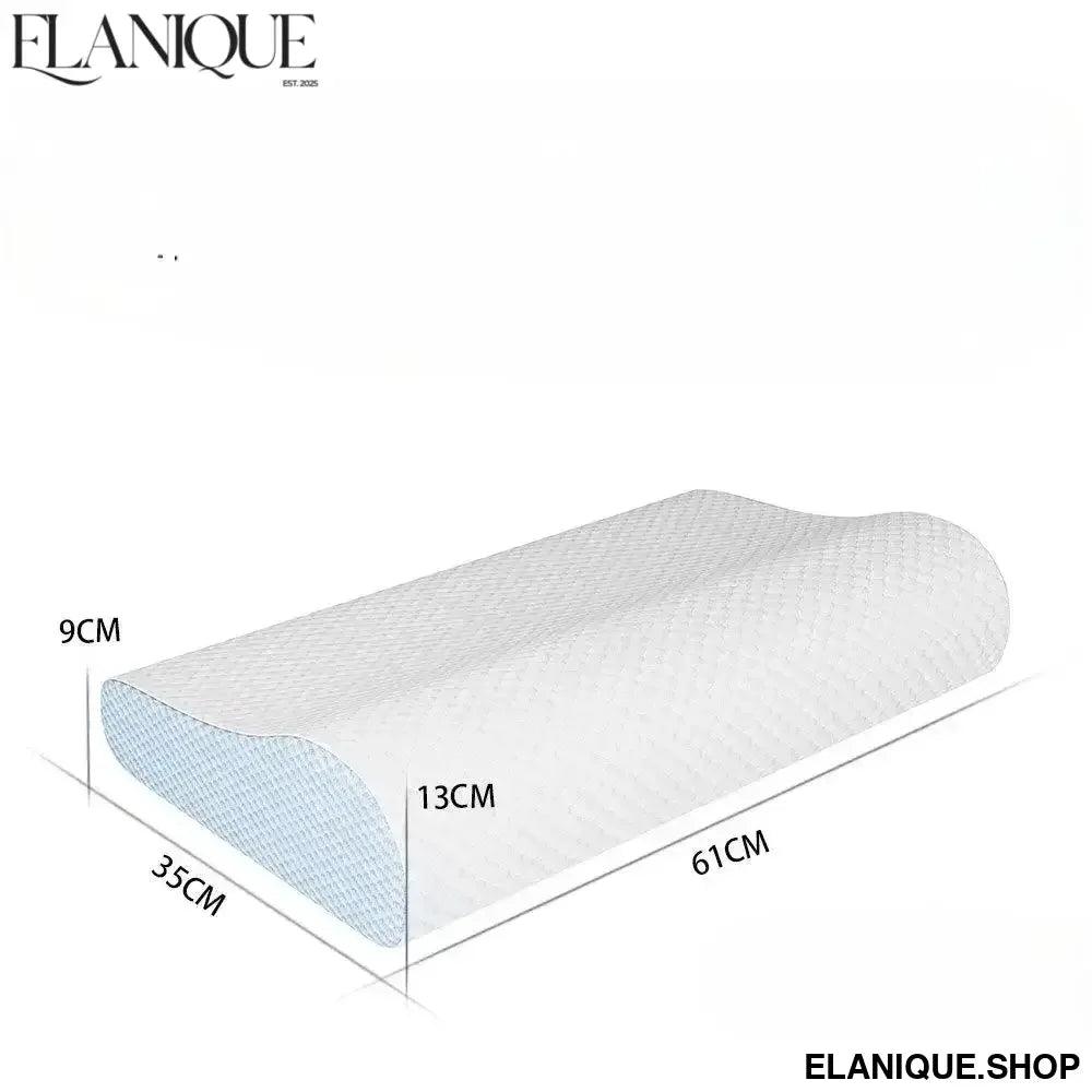 Cervical Pillow for Neck and Shoulder Pain Relief Contour Bed Pillow for Side, Back and Stomac Memory Foam Pillow for Sleeping - Elanique
