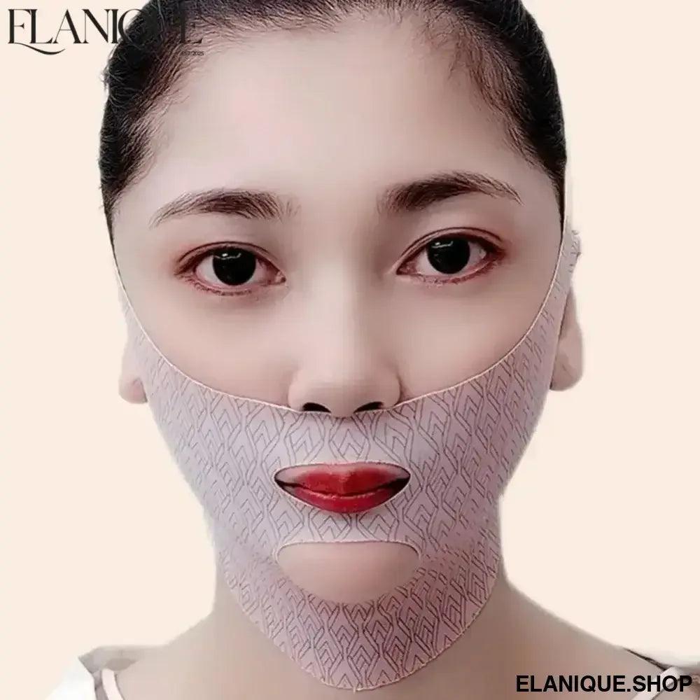 Chin Cheek Slimming Bandage - V Shaper V Line Lifting Anti Wrinkle Mask - Elanique