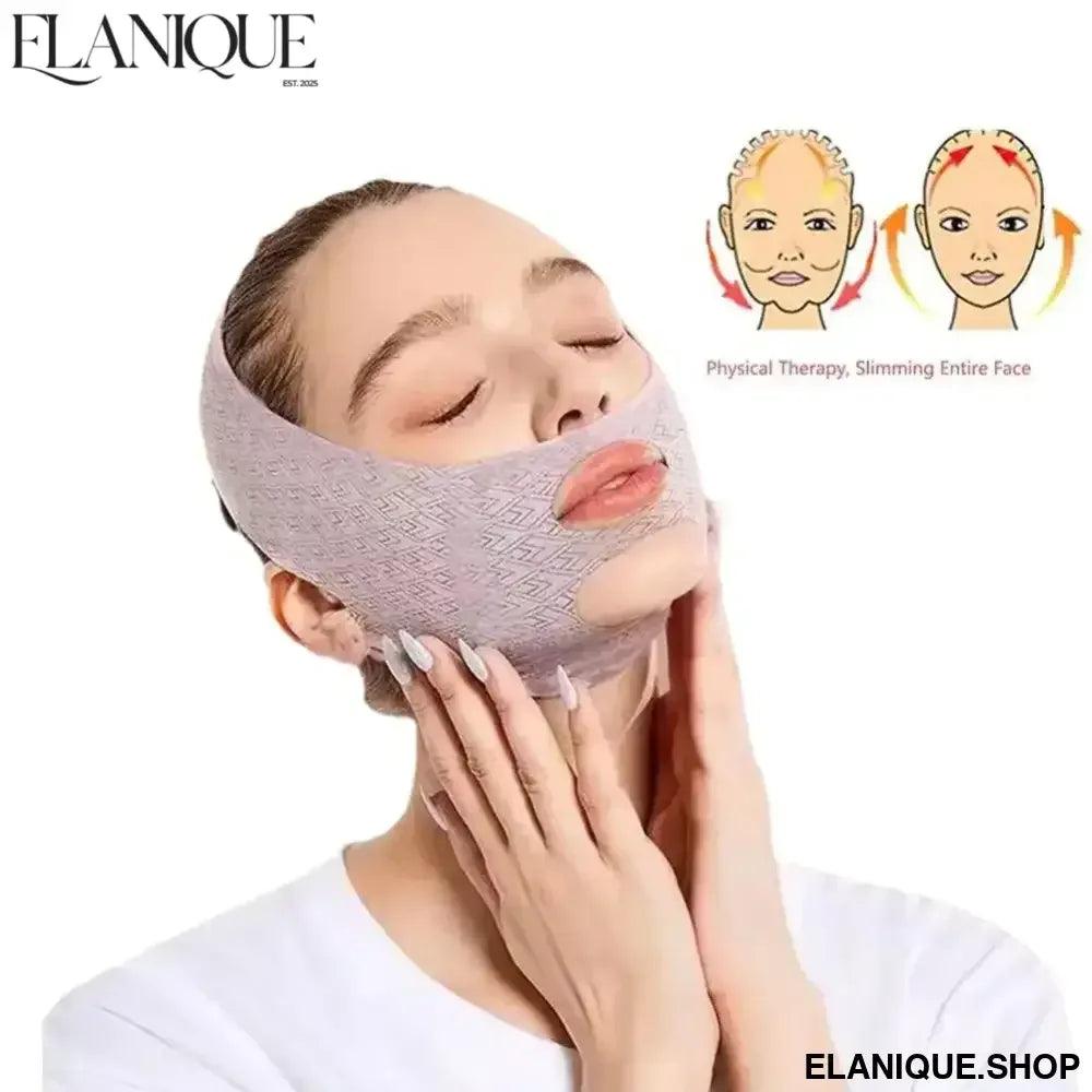Chin Cheek Slimming Bandage - V Shaper V Line Lifting Anti Wrinkle Mask - Elanique