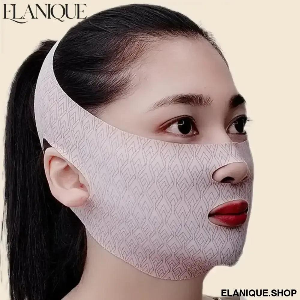 Chin Cheek Slimming Bandage - V Shaper V Line Lifting Anti Wrinkle Mask - Elanique