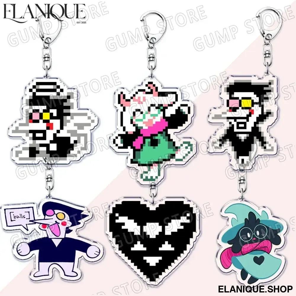 Deltarune Keychains | Ralsei Kris Susie Spamton Gamer Gift – Elanique