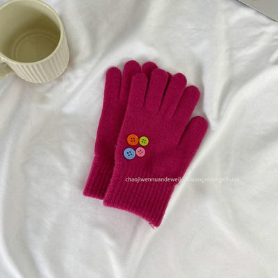 Facial Expression Bag Gloves For Women