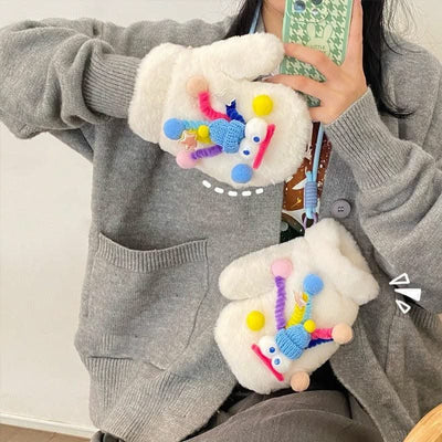 Plush Warm Gloves