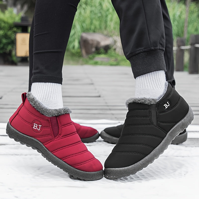 Women Winter Boots Slip On Winter Shoes for Women Ankle Boots Female Snow Boots, Winter Ankle Boots for Women, Snow Boots for Women High Quality Non Slip, Shoes for Women Winter, Fleece Boots, High Quality Winter Boots