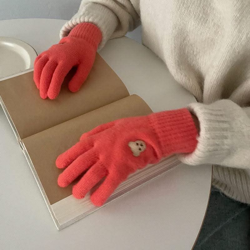Facial Expression Bag Gloves For Women