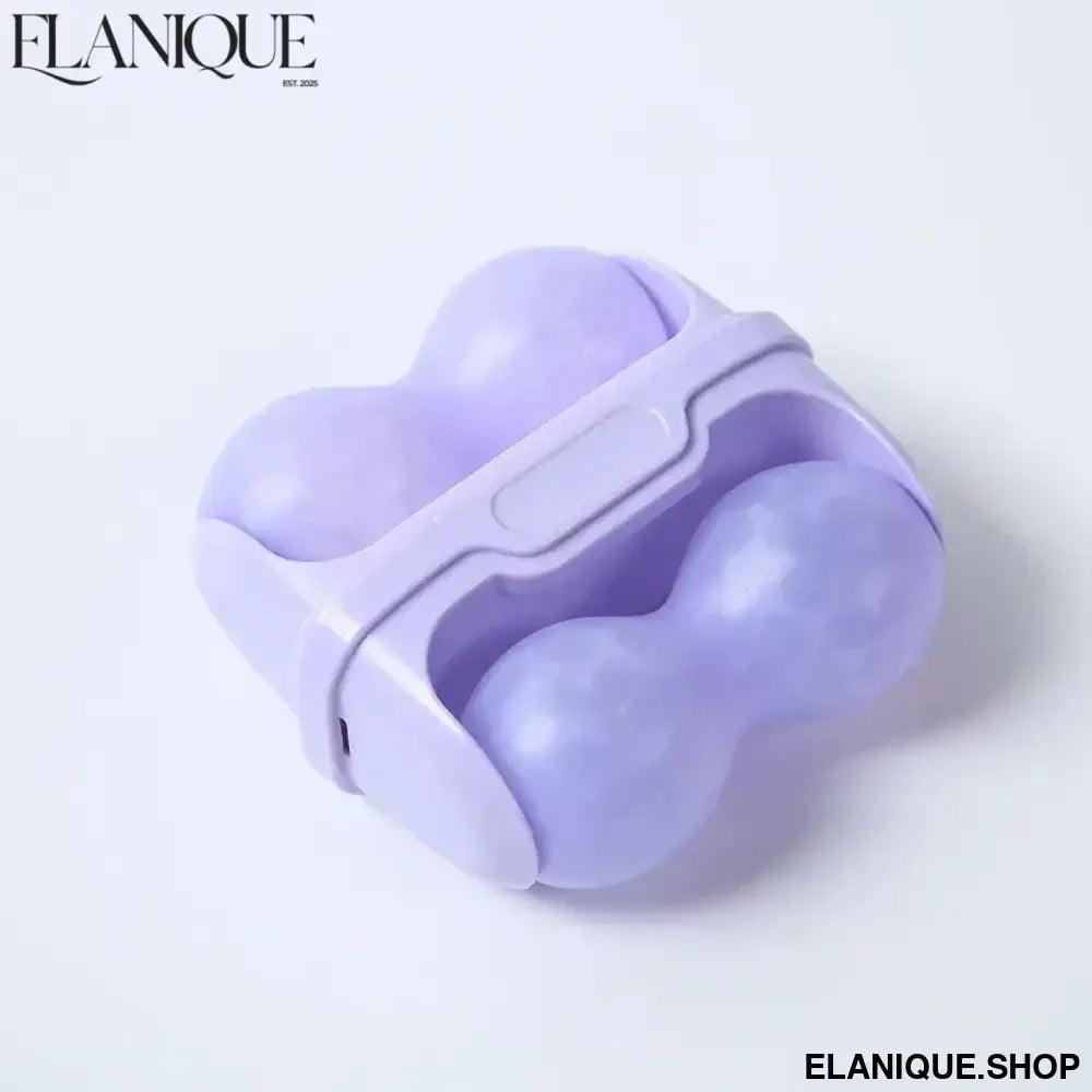 Double Head Ice Roller For Face Eye Puffiness Migraine Pain Relief Minor Injury Facial Cold Therapy Massage Roller Skin Care - Elanique