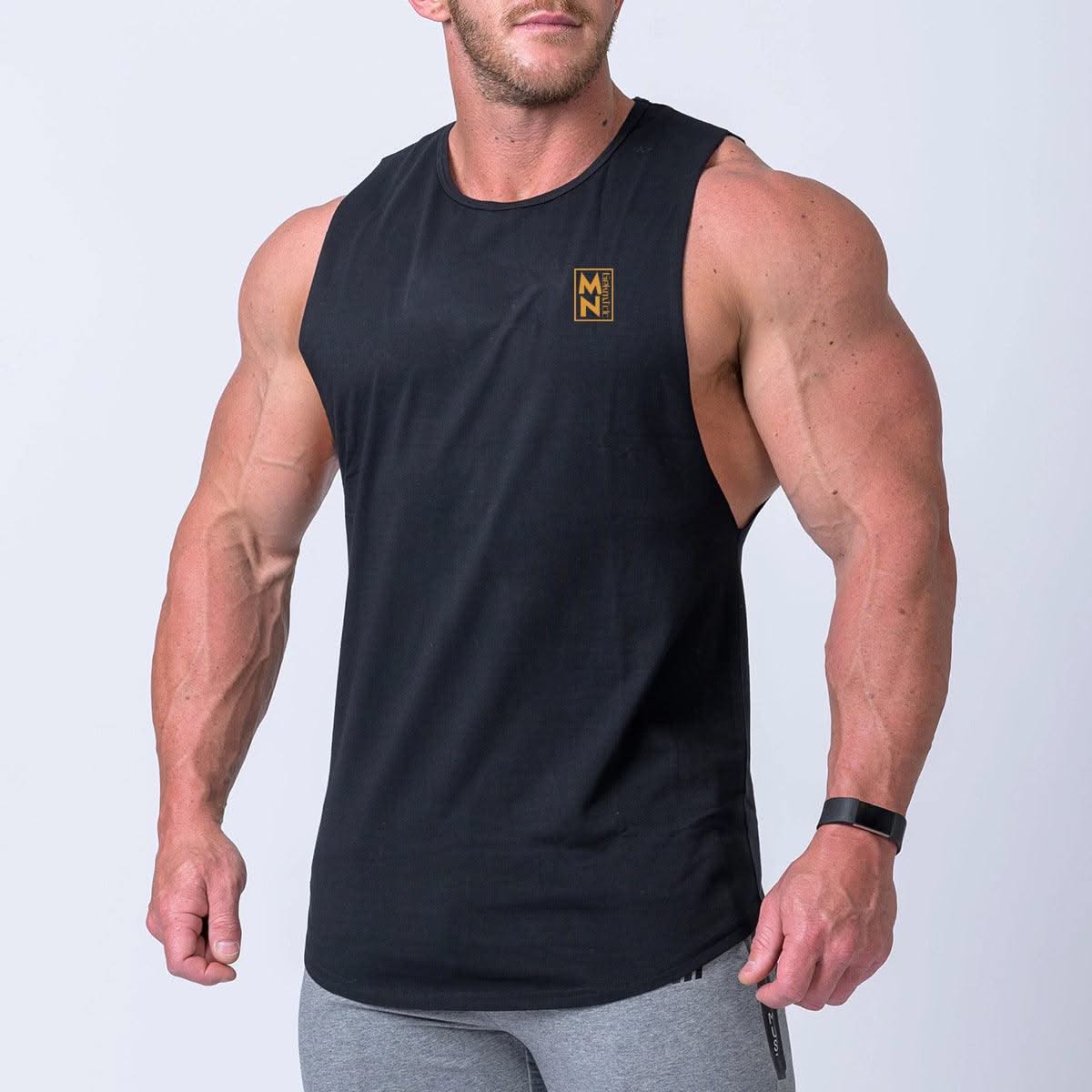 Fitness Vest Equipment Sports Sleeveless T-shirt Men - Elanique