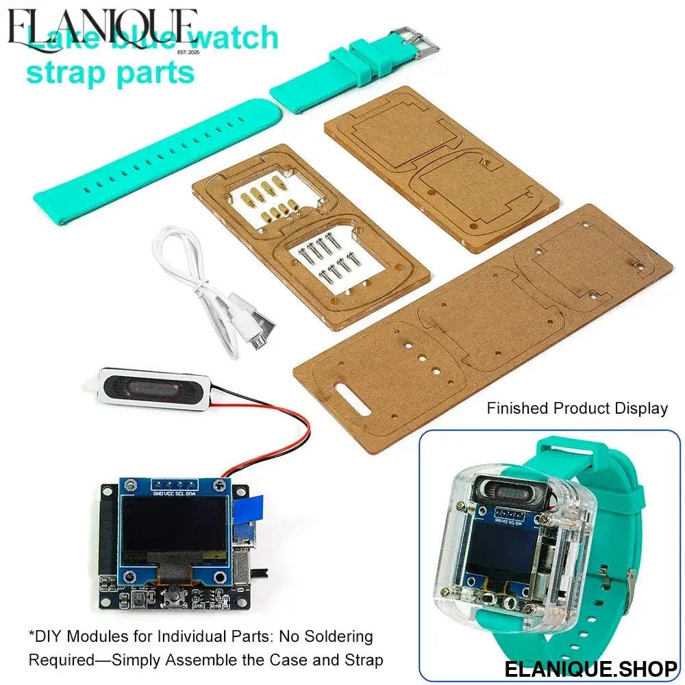 ESP32-S3 AI Smart Watch Kit | Voice Assistant DIY Wearable – Elanique