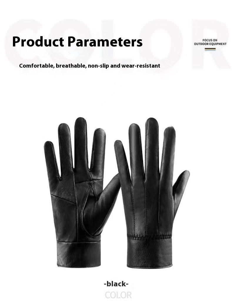 Genuine Leather Gloves For Men Women