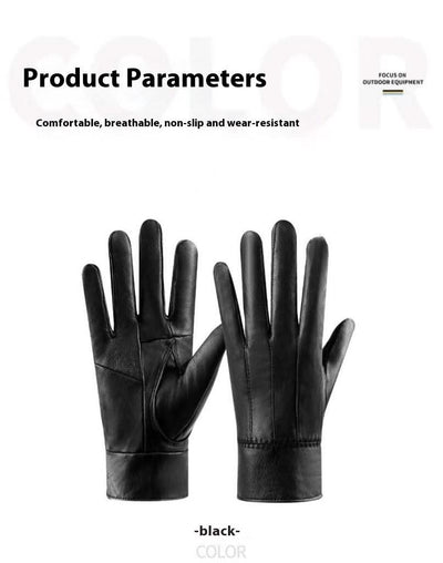 Genuine Leather Gloves For Men Women