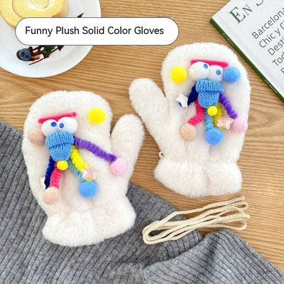 Plush Warm Gloves