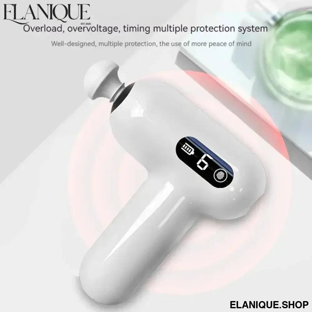 Fascia Gun Body Muscle Relaxation - Electric Touch Screen Vibration - Elanique