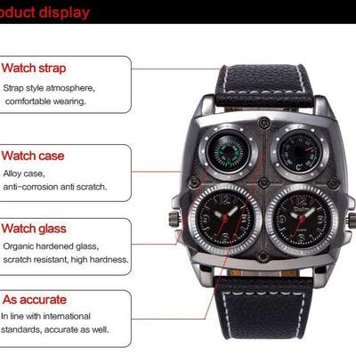 Quartz watch for men