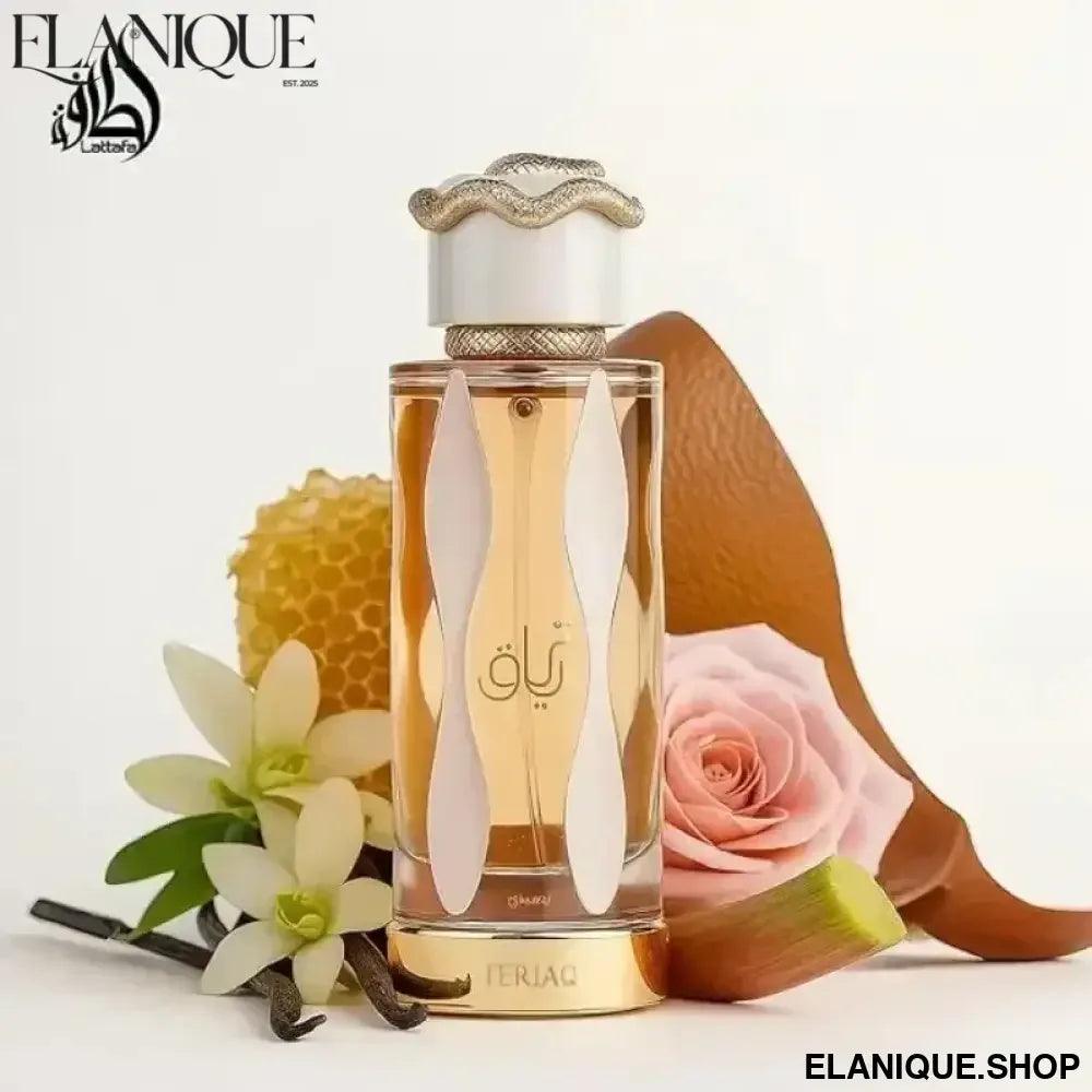 Lattafa Teriaq Intense Perfume 100M Arabian Fragrance for Women & Men Long Lasting Sexy Unisex Eau de Parfum Luxury Gift Set - Elanique
