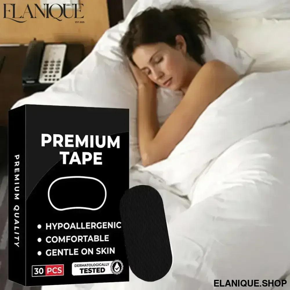 Mouth Tape Gentle Adhesive Sleeping Breath Correction Anti-Snoring Tape for Improved Sleep Dry Mouth Relief Night Use Essential - Elanique