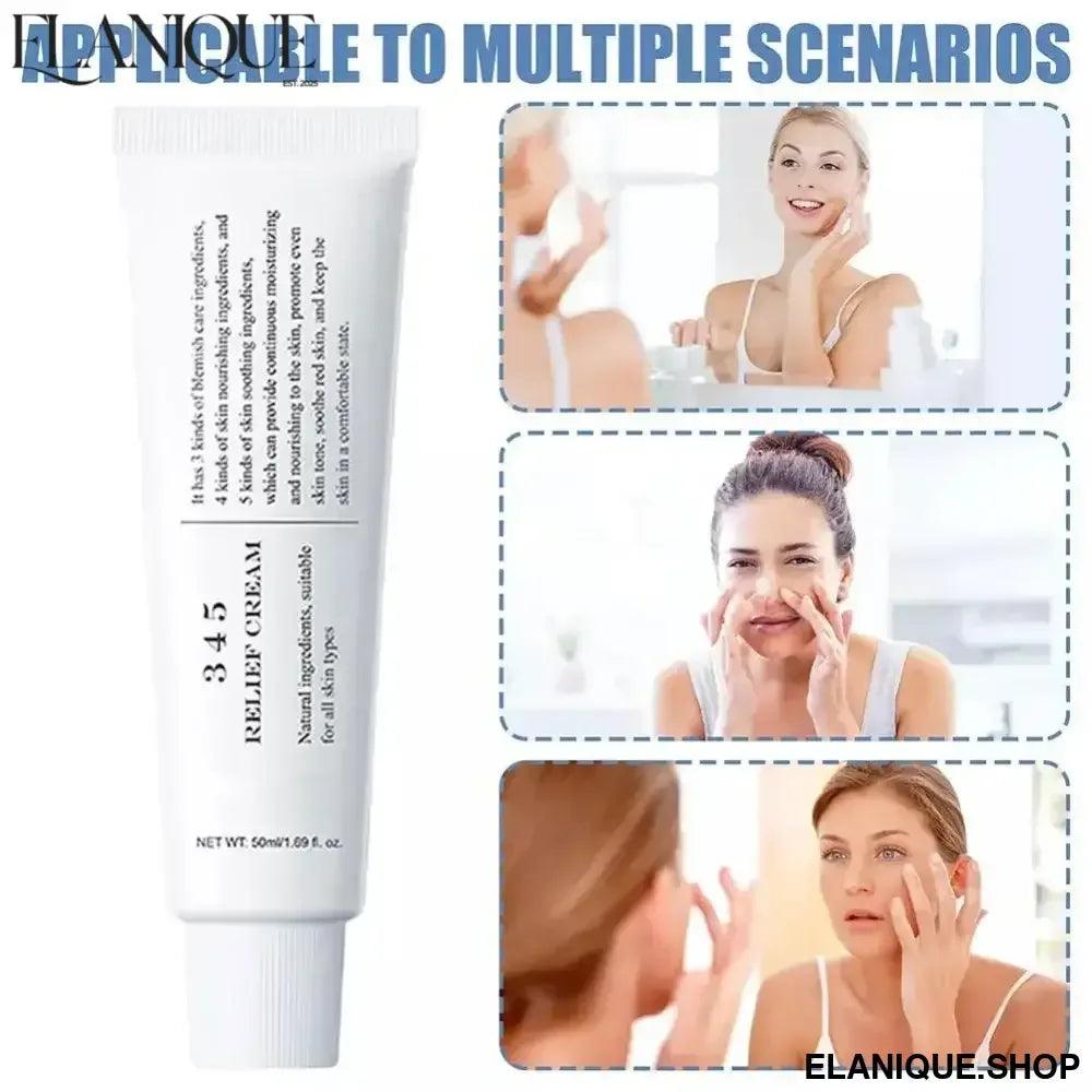 New 345 Antioxidant Cream Hydrating Intensive Repair Barrier Moisturizing Sensitive Skin Peach Oil Intensive Barriers Skin Care - Elanique