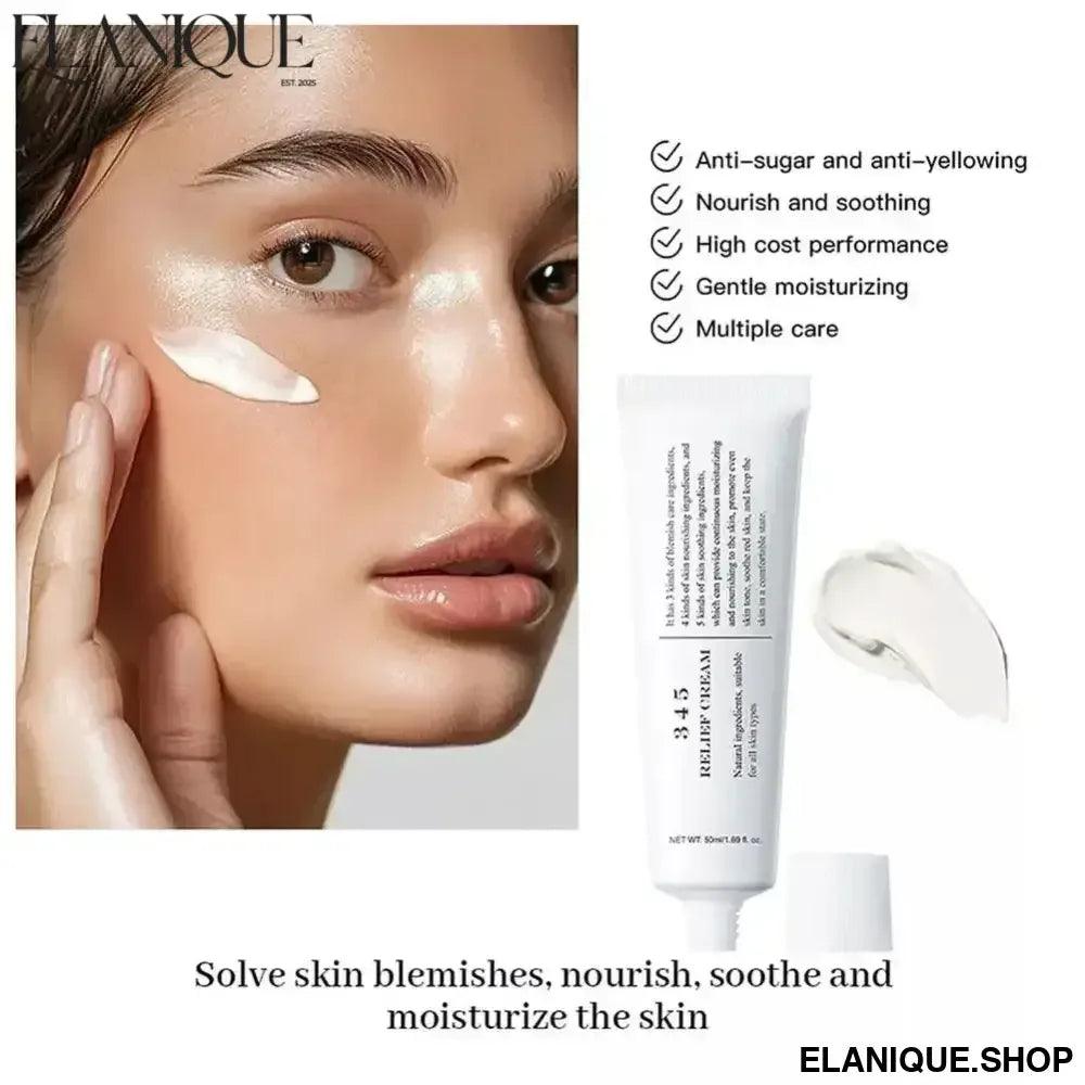 New 345 Antioxidant Cream Hydrating Intensive Repair Barrier Moisturizing Sensitive Skin Peach Oil Intensive Barriers Skin Care - Elanique