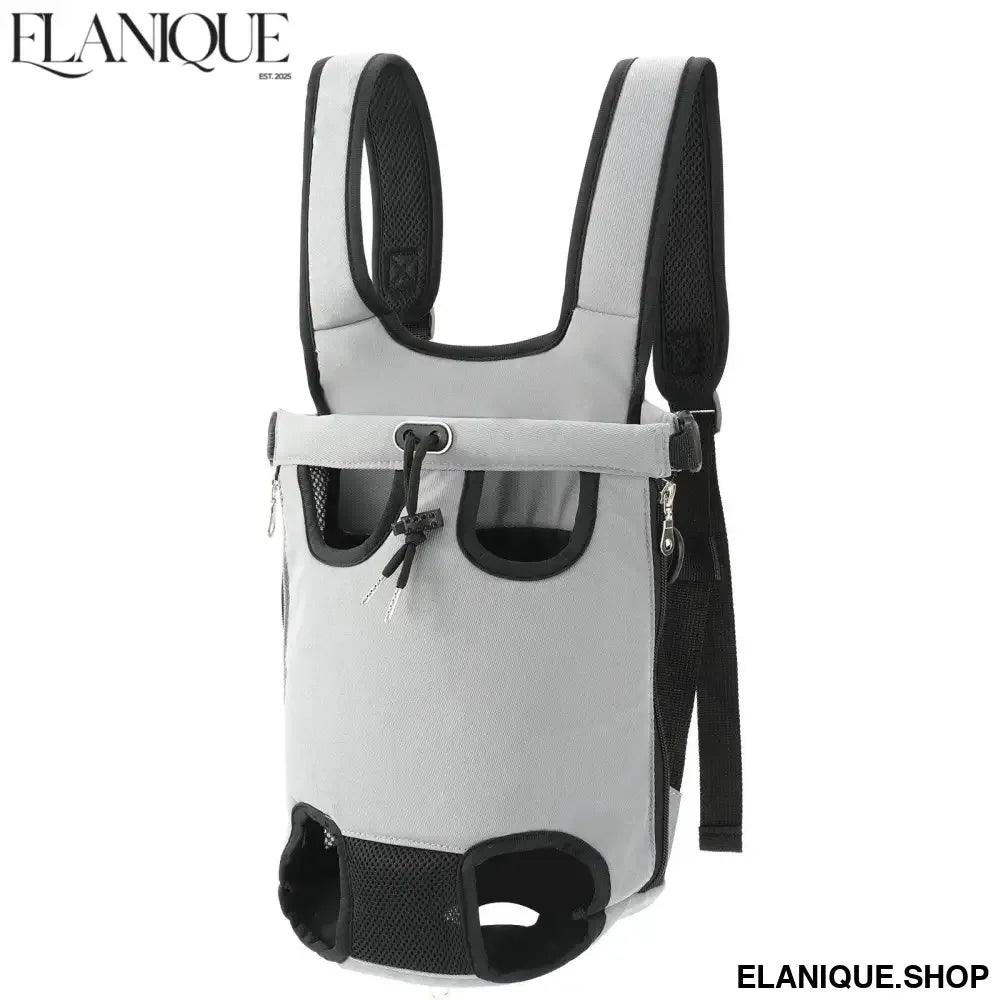 Pet Backpack for Small Dogs & Cats – Hands-Free Denim Travel Carrier - Elanique