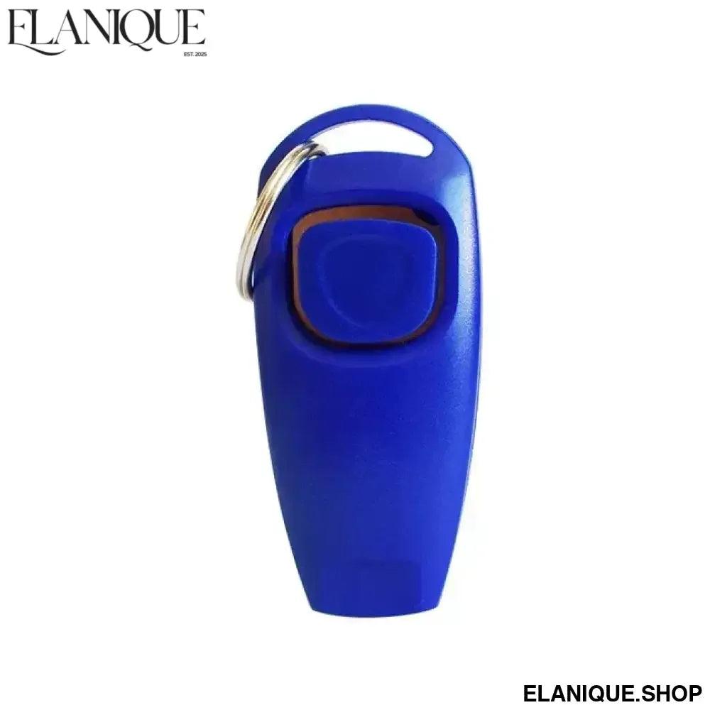 Pet Supplies Dog Training Whistle Clicker 2 In 1 Dog Trainer Puppy Stop Barking Training Aid Tool with Key Ring - Elanique