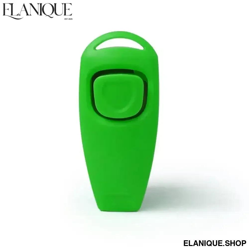 Pet Supplies Dog Training Whistle Clicker 2 In 1 Dog Trainer Puppy Stop Barking Training Aid Tool with Key Ring - Elanique