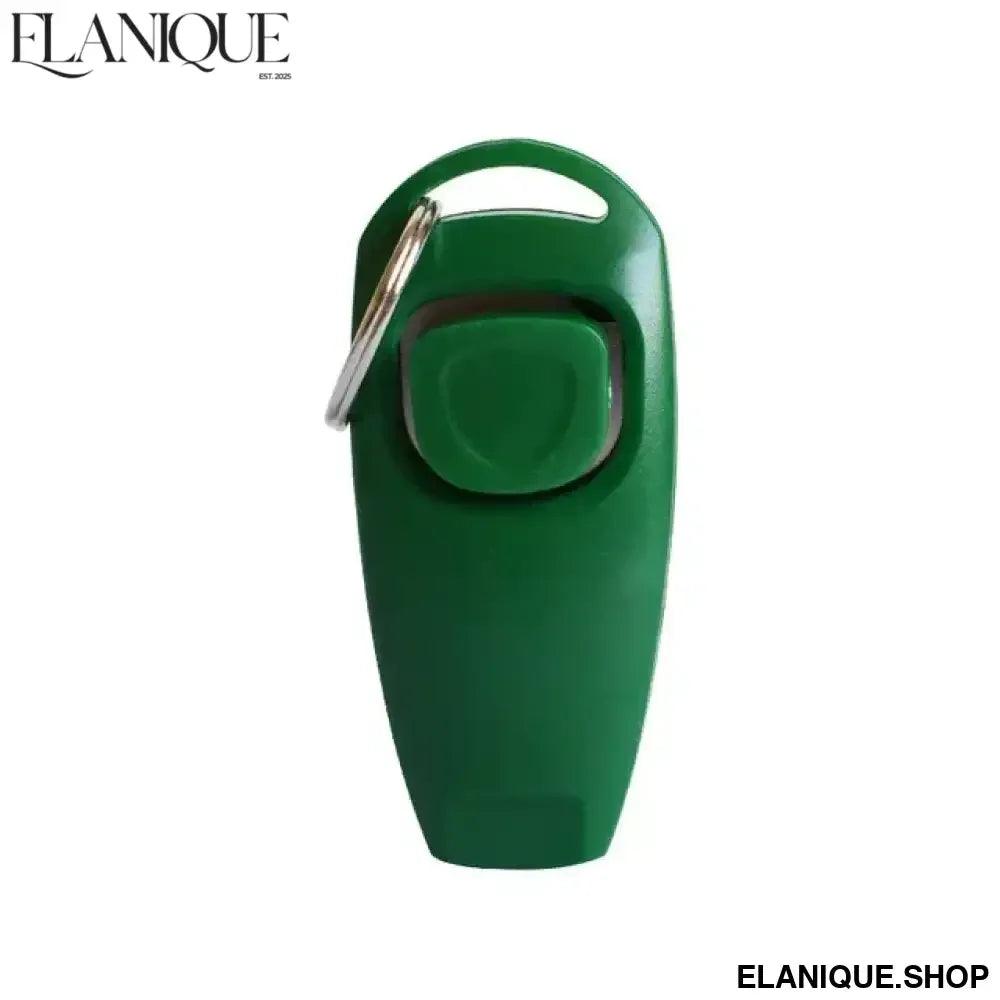 Pet Supplies Dog Training Whistle Clicker 2 In 1 Dog Trainer Puppy Stop Barking Training Aid Tool with Key Ring - Elanique