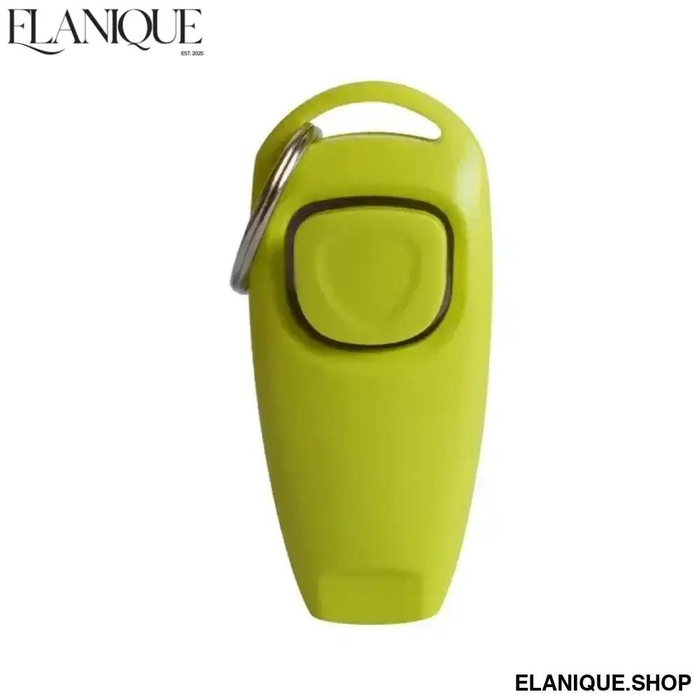 Pet Supplies Dog Training Whistle Clicker 2 In 1 Dog Trainer Puppy Stop Barking Training Aid Tool with Key Ring - Elanique