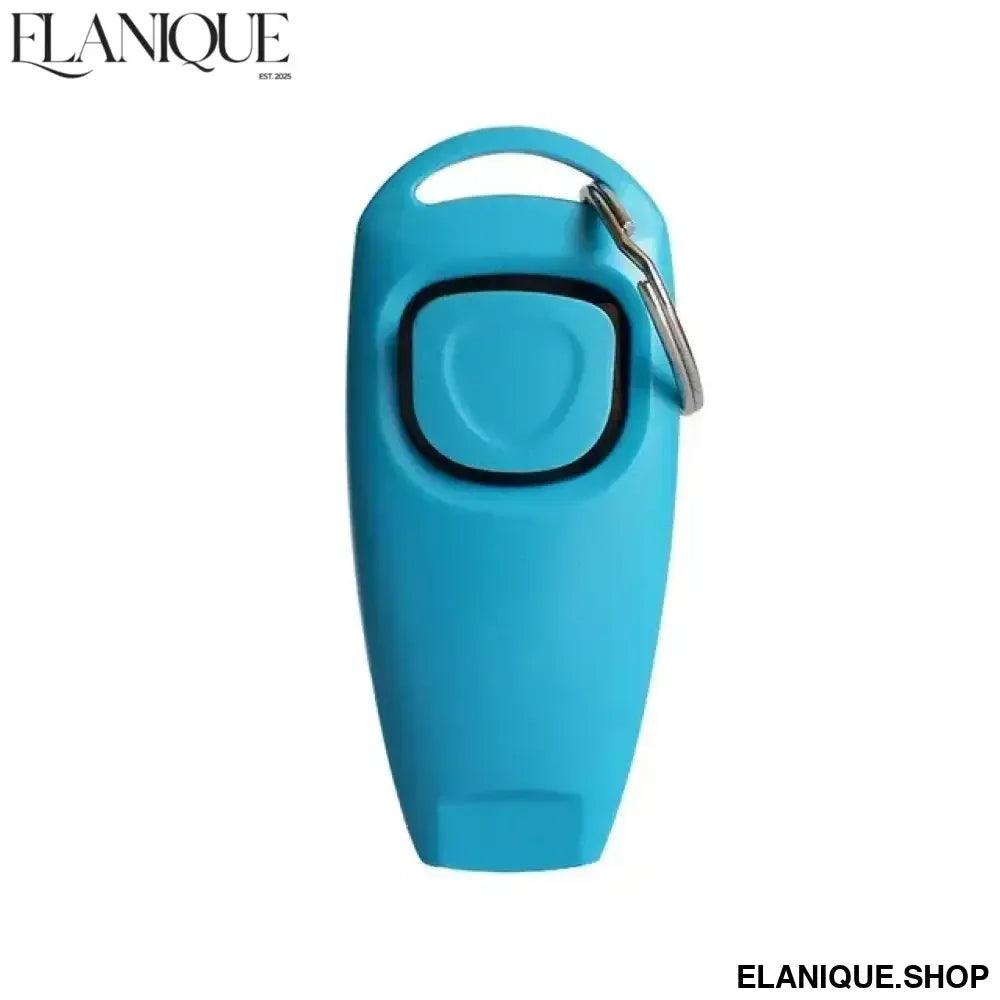 Pet Supplies Dog Training Whistle Clicker 2 In 1 Dog Trainer Puppy Stop Barking Training Aid Tool with Key Ring - Elanique
