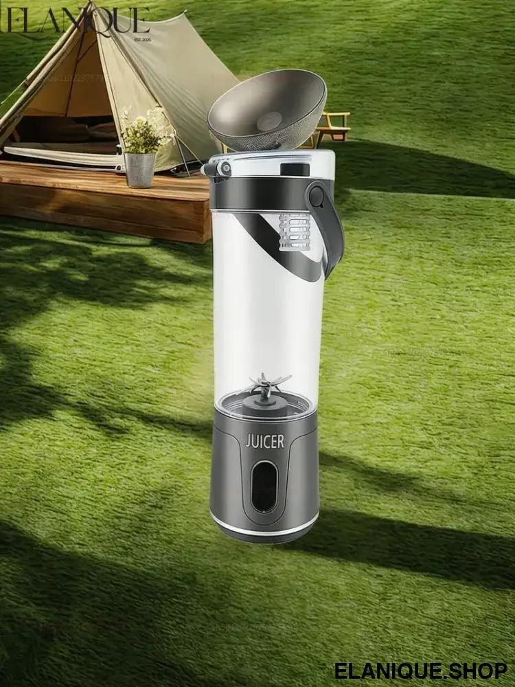 Portable Juice Blender 600ML 12 Blades Household USB Rechargeable Electric Juicer for Smoothies Fruit Mixing Personal Blender - Elanique