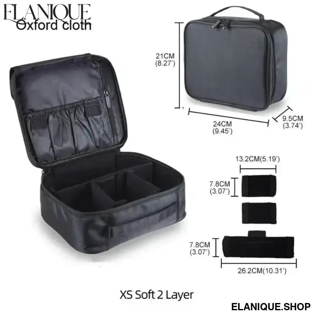 Professional Makeup Case Female Travel Big Capacity Beauty Nail ToolBox Cosmetic Organizer Suitcases For Makeup Storage Boxs - Elanique