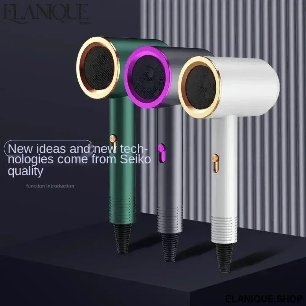 Professional Salon Hair Dryer with Ionic & Heat Protection Portable for Home Hotel Travel-for Household & Hotel Use - Elanique