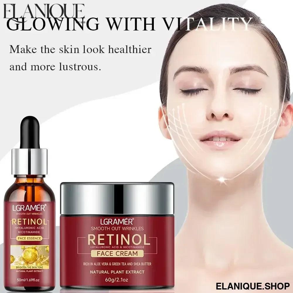 Retinol Lifting Firming Cream Repairing Moisturizing Nourishing Cream Brightening Skin Facial Cream Anti-Aging Face Skin Care - Elanique