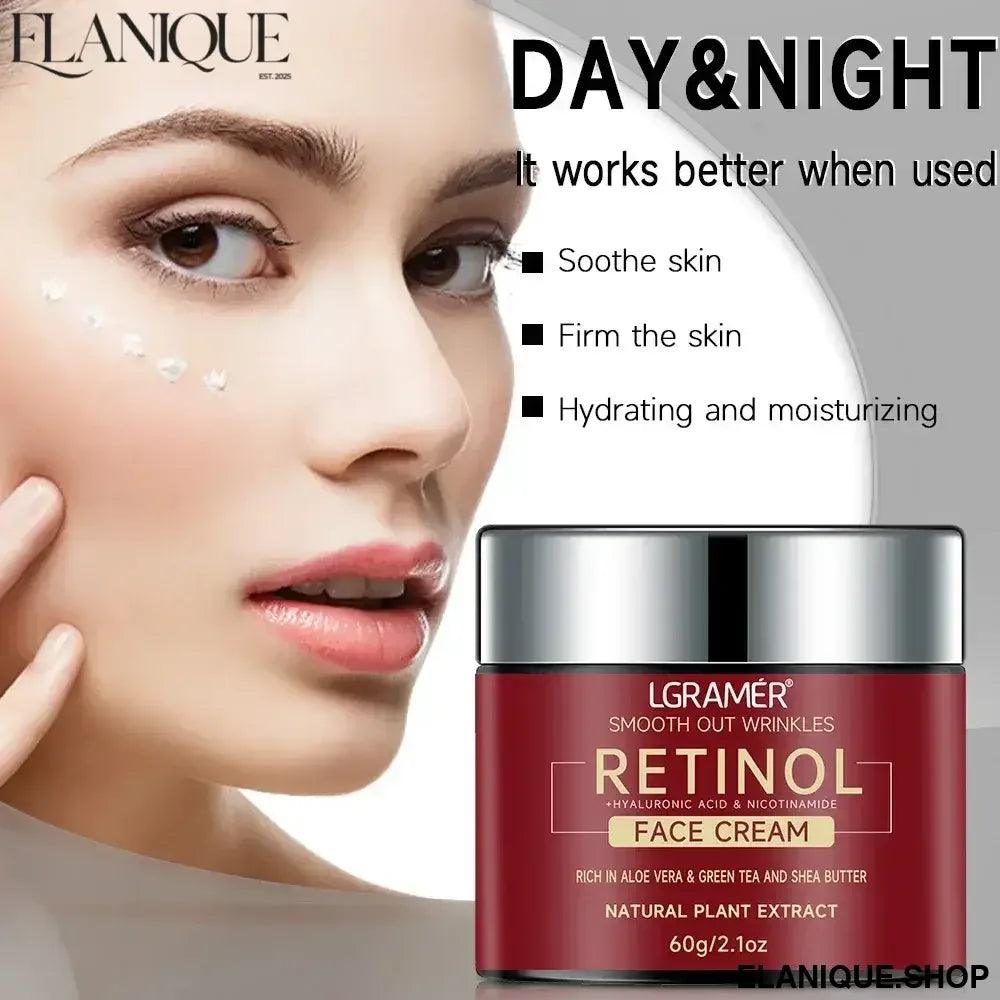 Retinol Lifting Firming Cream Repairing Moisturizing Nourishing Cream Brightening Skin Facial Cream Anti-Aging Face Skin Care - Elanique