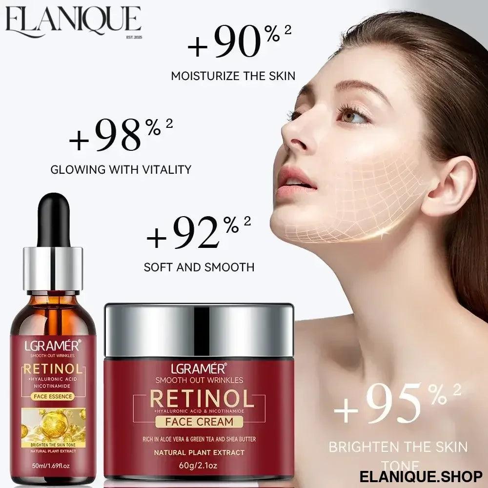 Retinol Lifting Firming Cream Repairing Moisturizing Nourishing Cream Brightening Skin Facial Cream Anti-Aging Face Skin Care - Elanique