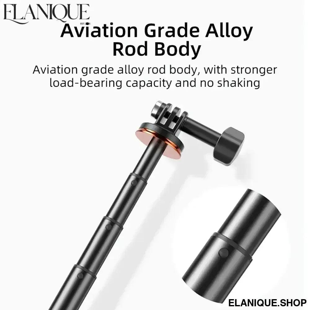 Selfie Stick Tripod for DJI Action 5 Pro/Osmo 360/Pocket 3/Insta360 X5 Adjustable Length Tripods Stand Photography Accessories - Elanique