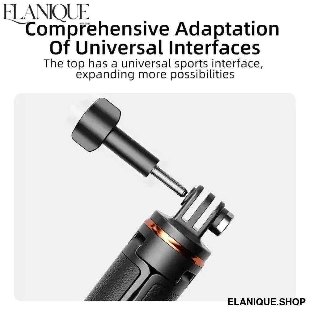 Selfie Stick Tripod for DJI Action 5 Pro/Osmo 360/Pocket 3/Insta360 X5 Adjustable Length Tripods Stand Photography Accessories - Elanique