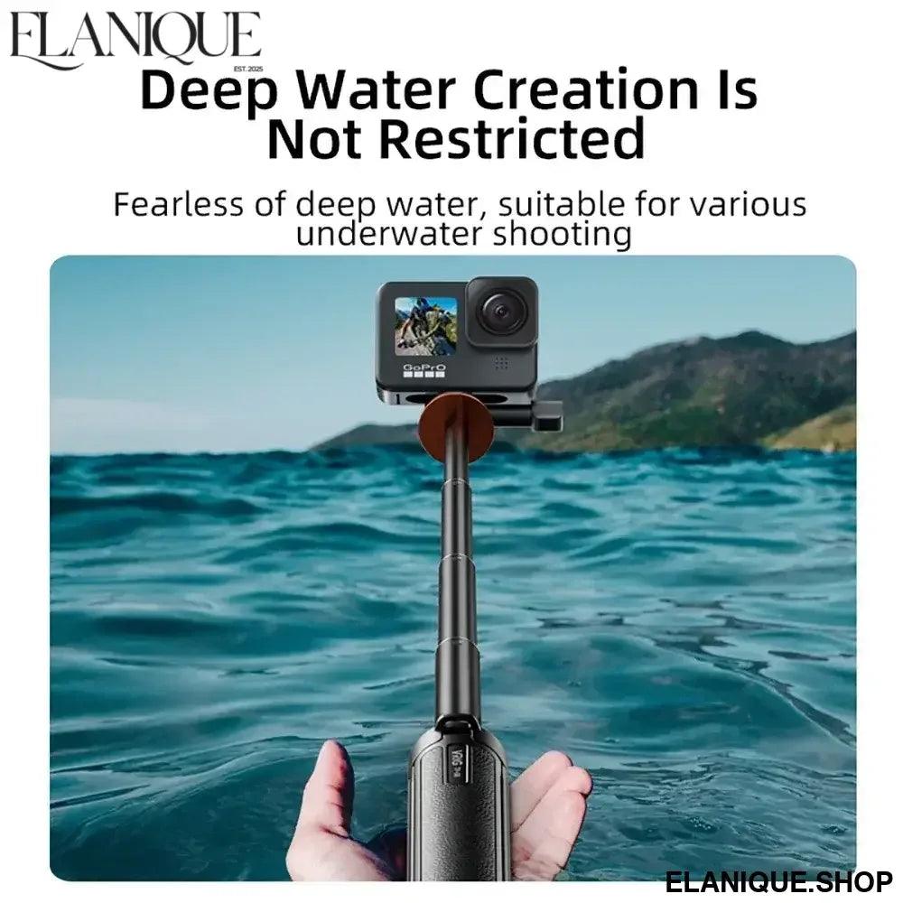Selfie Stick Tripod for DJI Action 5 Pro/Osmo 360/Pocket 3/Insta360 X5 Adjustable Length Tripods Stand Photography Accessories - Elanique