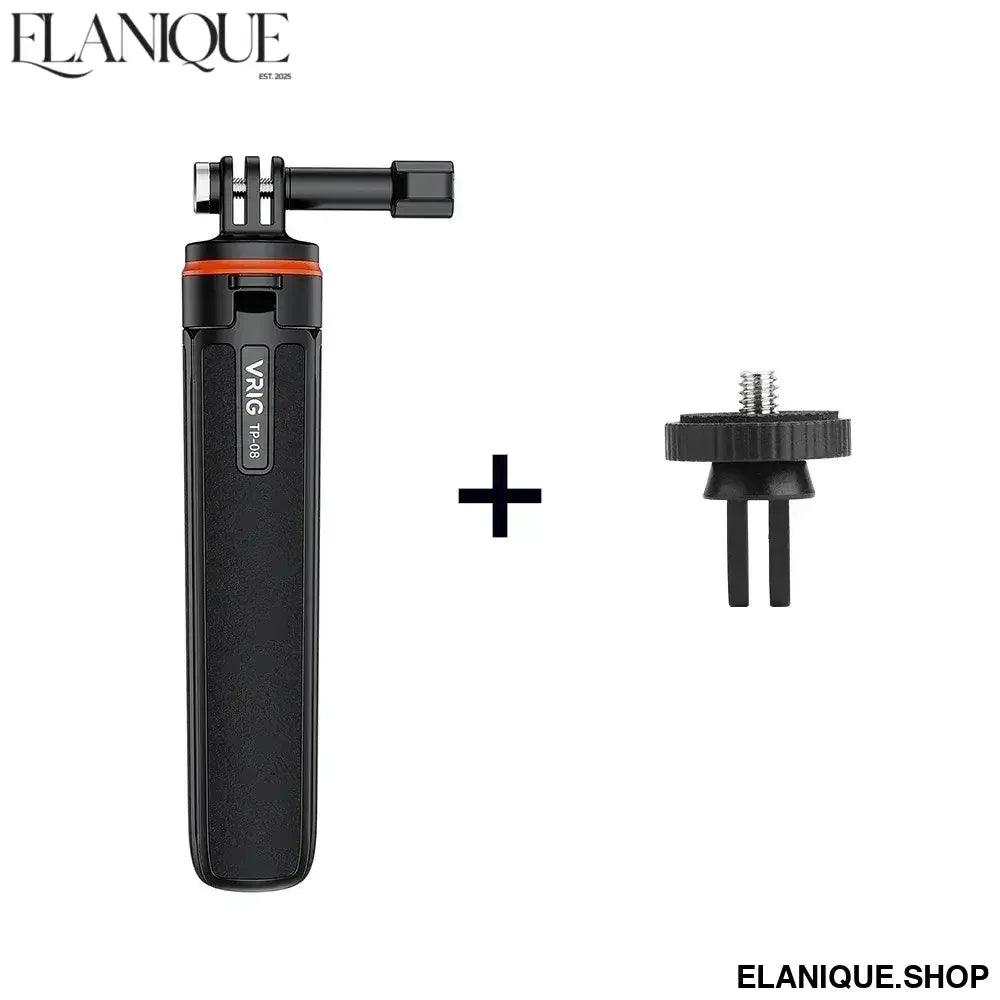 Selfie Stick Tripod for DJI Action 5 Pro/Osmo 360/Pocket 3/Insta360 X5 Adjustable Length Tripods Stand Photography Accessories - Elanique