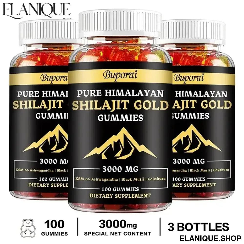 Shilajit Gummies - Skin and Digestive Health, Boosts Energy, Improves Mood, Immunity - Elanique