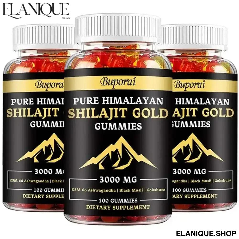 Shilajit Gummies - Skin and Digestive Health, Boosts Energy, Improves Mood, Immunity - Elanique
