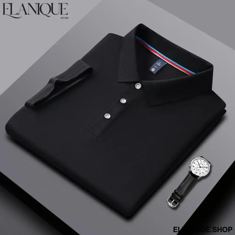 Simple Lapel T-shirts Business High-quality For Men and Women - Elanique
