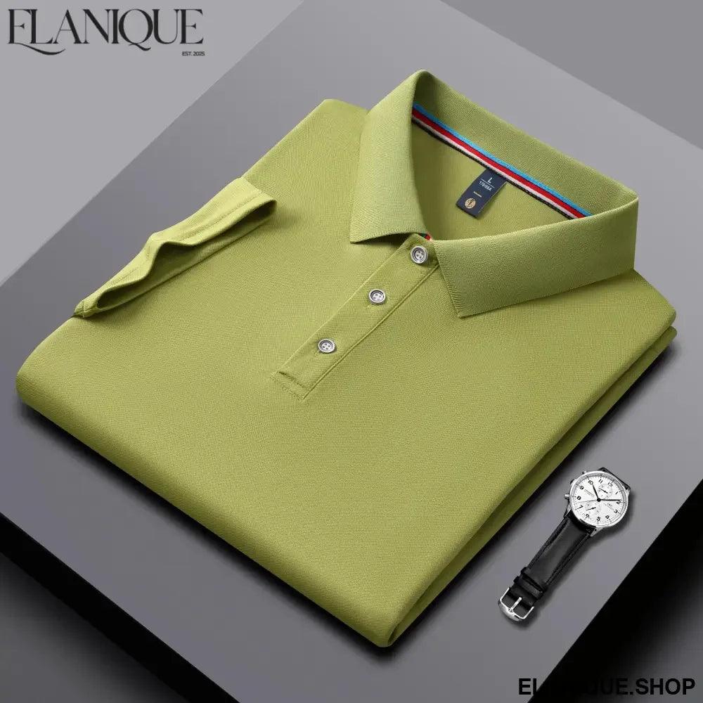 Simple Lapel T-shirts Business High-quality For Men and Women - Elanique