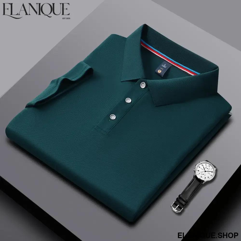 Simple Lapel T-shirts Business High-quality For Men and Women - Elanique