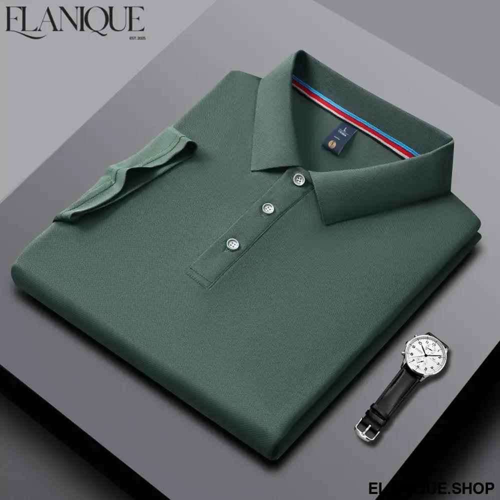 Simple Lapel T-shirts Business High-quality For Men and Women - Elanique