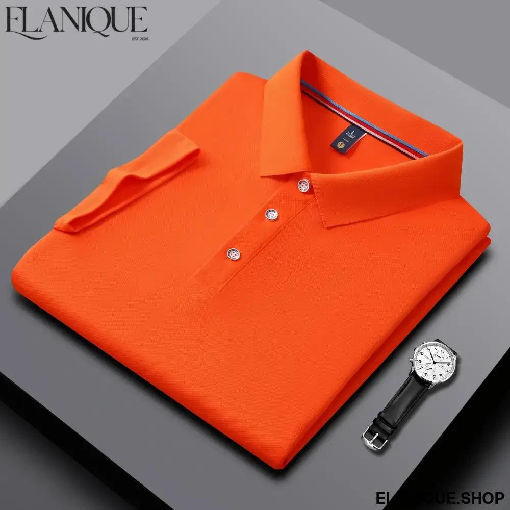 Simple Lapel T-shirts Business High-quality For Men and Women - Elanique